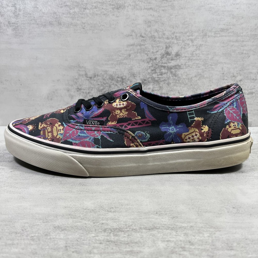 Vans Nintendo Donkey Kong Game Over Sneakers - Men's Size 9
